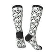 thumbnail image 5 of Lsque Happy Football Printed Crew Socks Men's Women's LightWeight Thin Casual Calf Socks ,Knee High Socks,Cotton Socks, 5 of 9