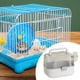 thumbnail image 4 of Jaula para hámster con botella de agua, multiusos, transpirable, para hámster, estuche de transporte para erizos, animales pequeños, ratones y jerbos. Gris, 4 of 5