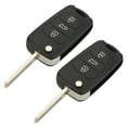 thumbnail image 1 of 2X Replacement 3 Button Keyless Entry Remote Control Folding Flip Car Key Fob Shell Compatible with I20 I30, 1 of 7