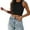a-Black29968, variant on VNKIDY Womens Solid Color High Neck Sleeveless Crop Top Fitted Seamless Basic Casual Tank Top For Summer Daily Wear Cozy Top
