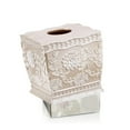 thumbnail image 4 of Funda para pañuelos Zahari Home, de resina, moderna, cuadrada, rosa, 4 of 6