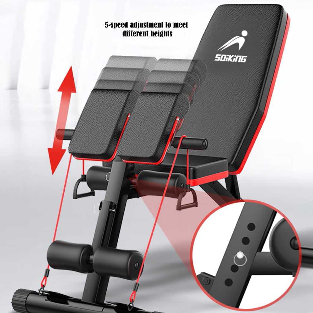 Roman Chair Flat Weight Press FitnessAdjustable Sit Up Incline Abs Benchs 