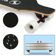 31 Inch Longboard Skateboard Completed for Hybrid, Freestyle, Carving, Cruising, T-TOOL Included