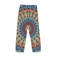 thumbnail image 5 of Xecao Round Mandala Men's Straight Lounge Pajama Pants: The Ultimate in Comfortable Sleepwear, 5 of 9