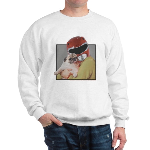 CafePress - Power Rangers Red Ranger - Crew Neck Sweatshirt
