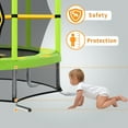 thumbnail image 5 of ZPL 55'' Trampoline for Kids,Toddler Trampoline with 360 Degree Safety Enclosure Net，Mini Trampoline For Outdoor Indoor, 5 of 7