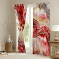 thumbnail image 3 of Castle Fairy Abstract Marble Blackout Curtains Set of 2 (52x84 Each) for Boys Girls Children,Gradient Marbling Watercolor Window Curtains,Gold Metallic Curtains and Drapes,Luxury Bedroom Decor, 3 of 6