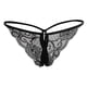 thumbnail image 4 of de encaje transparente para mujer Bragas sin entrepierna Conjunto de lencería Ropa de dormir Negro Yuyangstore sujetador bragas conjunto, 4 of 8