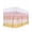 Orange, variant on Colorful Stripe Wrap Around Bed Skirts for King Bed 18" Drop,Bed Skirt with Adjustable Elastic Belt Dust Ruffle Bed Valance for Bedroom Hotel Modern Pink Red Yellow Vertical Striped Bed Frame Cover