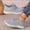 Gray, variant on YOUYEDIAN Sneakers for Women Orthopedic Fashion Breathable Mesh Slip On Comfy Sneakers Versatile Strap Design Soft Casual Shoes