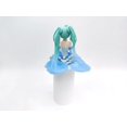 thumbnail image 4 of Figura de niña anime BGVEI Miku, juguete de PVC con forma de flor azul, 14 cm, 4 of 8
