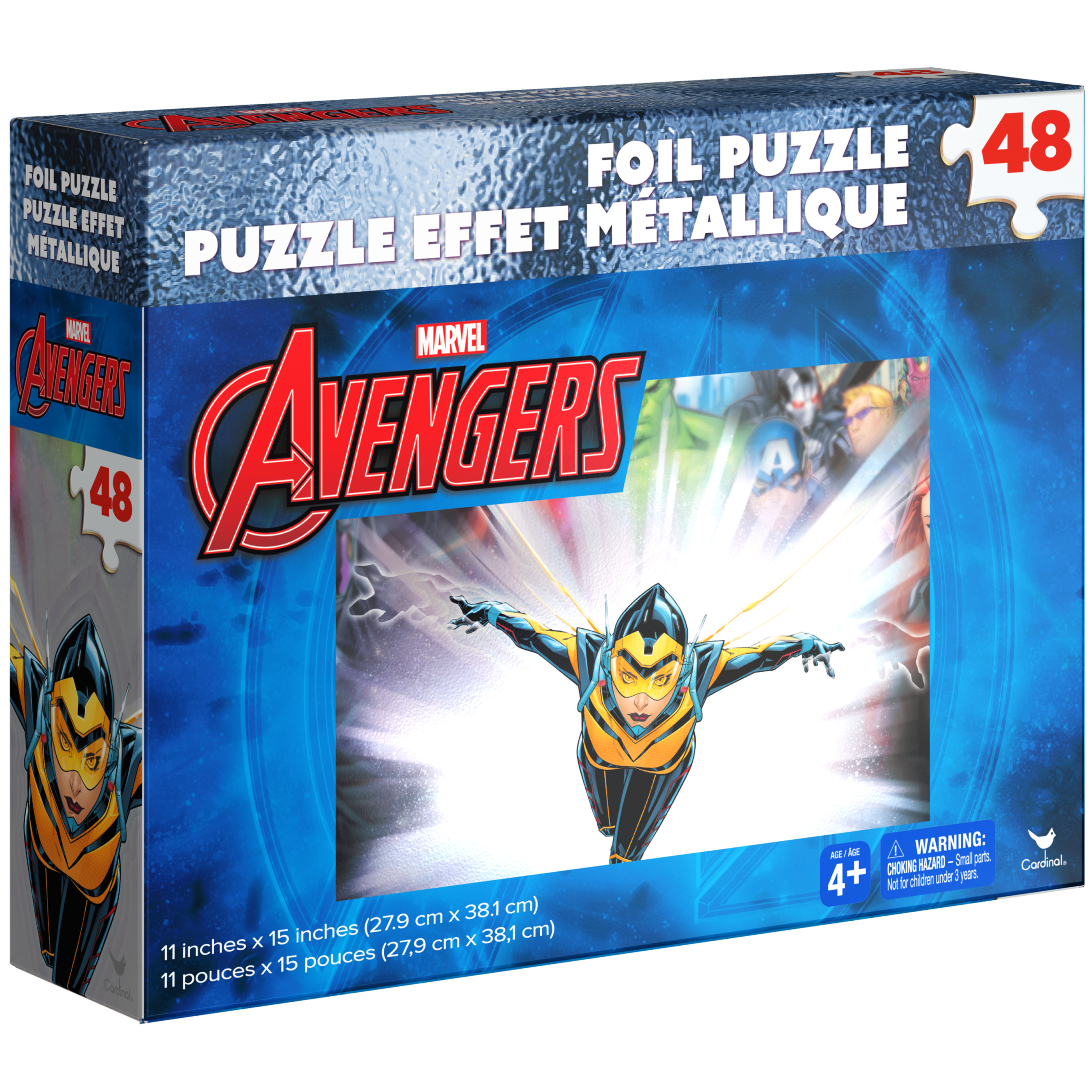 Marvel Avengers 48-Piece Foil Puzzle, For Families and Kids Ages 4