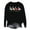 Black, variant on Fiaer Halloween Sweatshirts Women Goose Letter Graphic Crew Neck Pullover Long Sleeve Loose Fit Trendy Breathable Tops Black S