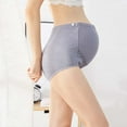 thumbnail image 4 of LSLJS Women's High-Waist Belly Lift Pregnant Women Rib Lace Panties, Maternity Underwear, 4 of 9