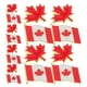 thumbnail image 3 of Canadian Flag Lapel Pin 1 Set Zinc Alloy Brooch Pins For Clothes Hats Backpacks 2.80X2.20X1.00CM Red Accessory 20 Pcs, 3 of 5