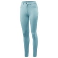 thumbnail image 2 of A2Y Women's Comfort Mordern Stretch Skinny Ponte Pants Sky Blue M, 2 of 7