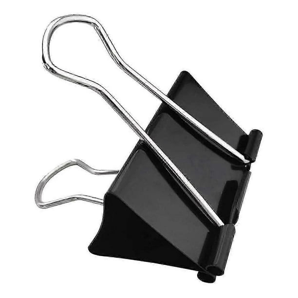 Big Binder Clips 75mm (36 Pack), Upgrade Giant Binder Clips Big Paper Clips Clamp For OfficeBlack