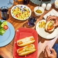 thumbnail image 3 of Nostalgia Oscar Mayer Hot Dog Cooker Ferris Wheel, 6-Piece Retro Style Hotdog Toaster Cart with Bun Warmer, 3 of 7