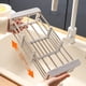 thumbnail image 4 of Estante for platos extensible, estante for platos multifuncional for encimera de cocina, escurridor de platos antioxidante, 4 of 6