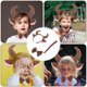 thumbnail image 3 of EeaseMX Conjunto de 3 piezas de disfraz de dibujos animados para niños, diadema, pajarita y cola, accesorios de actuación para fiesta de cosplay (vaca), 3 of 8