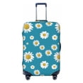 thumbnail image 2 of Goofa Daisies Flowers Pattern Luggage Covers For Suitcase,Suitcase Cover Protector Fit 18-32 Inch Luggage-Large, 2 of 9