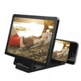 thumbnail image 4 of 3D Screen Amplifier Mobile Phone Screen Video Magnifier For Cell Phone Smartphone Enlarged Screen Phone Stand Bracket Black, 4 of 11