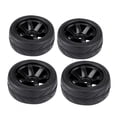 thumbnail image 1 of Fosa RC Racing Car Tires, RC Car Tires,4pcs/set Tires Rubber Tyre Racing Off-Road Vehicle Wheel Rim for RC 1:10 Car Part, 1 of 8