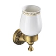thumbnail image 1 of Soporte de Cepillo de de Una So Taza de Baño de Cerámica Montado en Pared de Flor de tón Zulema Soporte para cepillo de dientes para montaje en pared, 1 of 8
