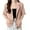 Pink., variant on Akafmk Fall/Winter Blazers for Women Lightweight Open Front Cardigan Jacket,Dressy Casual Business Work Jacket,Solid Color Short Sleeve Suit Jacket