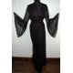 thumbnail image 1 of VISgogo Mujer Encaje Ropa de Dormir, Vestido de Casa, Manga Larga Transparente Malla Lunares Verano Durmiendo Sexo Maxi VISgogo moda, 1 of 5