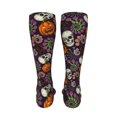 thumbnail image 6 of Pofeuu Halloween With Skull Print Stockings, Adult Running Hiking Socks for Youth and Adult-One Size, 6 of 8