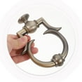 thumbnail image 3 of IDEANATEGRATE Classical Style Door Knocker Door Knockers Of Metal In Brown For Office Entrance 1Pack, 3 of 7