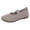 Khaki, variant on NOKIO Women's Ballet Knit F𝗅a𝗍s Sandals Summer Fashion Ma𝗋y Jane𝗌 Sandles Lightweight Elastic Strap Shoes Casual Non-S𝗅ip Walking L𝗈afers for Daily Work School Wear