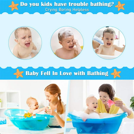 Swimming Tub Toddler Bath Toys, Bathtub For 2 Year Old