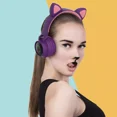 thumbnail image 4 of Audifonos Fashion Led Orejas De Gato Bluetooth Color Celeste, 4 of 8
