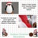 thumbnail image 3 of RV Paquete de 2 cubiertas de luces navideñas para porche, suministros de decoración navideña para exteriores, lindas cubiertas de luces de pingüino con banda elástica para luces de garaje al aire libr, 3 of 5