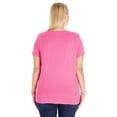thumbnail image 3 of LAT Ladies' Curvy V-Neck Premium Jersey T-Shirt - 3807, 3 of 4