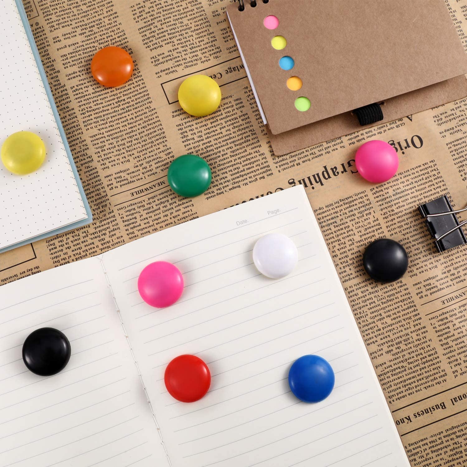 Buy Patelai 48 Pieces Mini Fridge Round Button