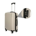 thumbnail image 5 of 3-in-1 Multifunctional Luggage Set, Large Capacity Travel Suitcase, Champagne - Durable Rolling Suitcase for Travel, Storage, Daily Use as picture, 5 of 9