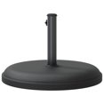 thumbnail image 6 of vidaXL Parasol Base Black Plastic and concrete base, iron tube Universal, 6 of 8