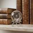 thumbnail image 7 of Unique Bargains Crystal Ball Figurine 3D Glass Paperweight with Base Clear Style A, 7 of 7