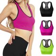 thumbnail image 4 of Matchstick Women's Wirefree Padded Racerback Sports Bra for Yoga Workout Gym Activewear, 4 of 7