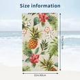 thumbnail image 4 of Pineapple Large Beach Towel - Plush Thick Cotton Pool Towel, Adult Beach Towels, 4 of 16