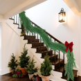 thumbnail image 4 of 9 Ft Norfolk Pine Garland, Artificial Dense Christmas Garland Ornaments, Real Touch Greenery Garland for Fireplace, Stairs, Table, Mantle, Wall, Indoor, Outdoor Christmas Decorations, 4 of 8