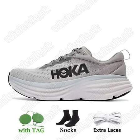 

Hoka ONE Bondi 8 Clifton Running Shoes Carbon x2 Shock Absorption Sneakers Platform Athletic Highway Runners Outdoor Luxury Trainers Sports Trainers 36-45