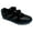 Black, variant on Men's Comfort Sneakers Hook and Loop Walking Shoes