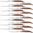 thumbnail image 1 of Cuchillo para Corte de Precisión LaguioleWoodLight 14pzas 23 cm Madera Café Claro Acero Inoxidable Cuchillo para carne., 1 of 4