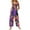 Dark Purple, variant on Women's Sleeveless Cotton Romper with Halloween Print, Casual Overalls Featuring Adjustable Straps, Pockets, Comfy Fit for Summer, Cute and Stylish,Purple2XL