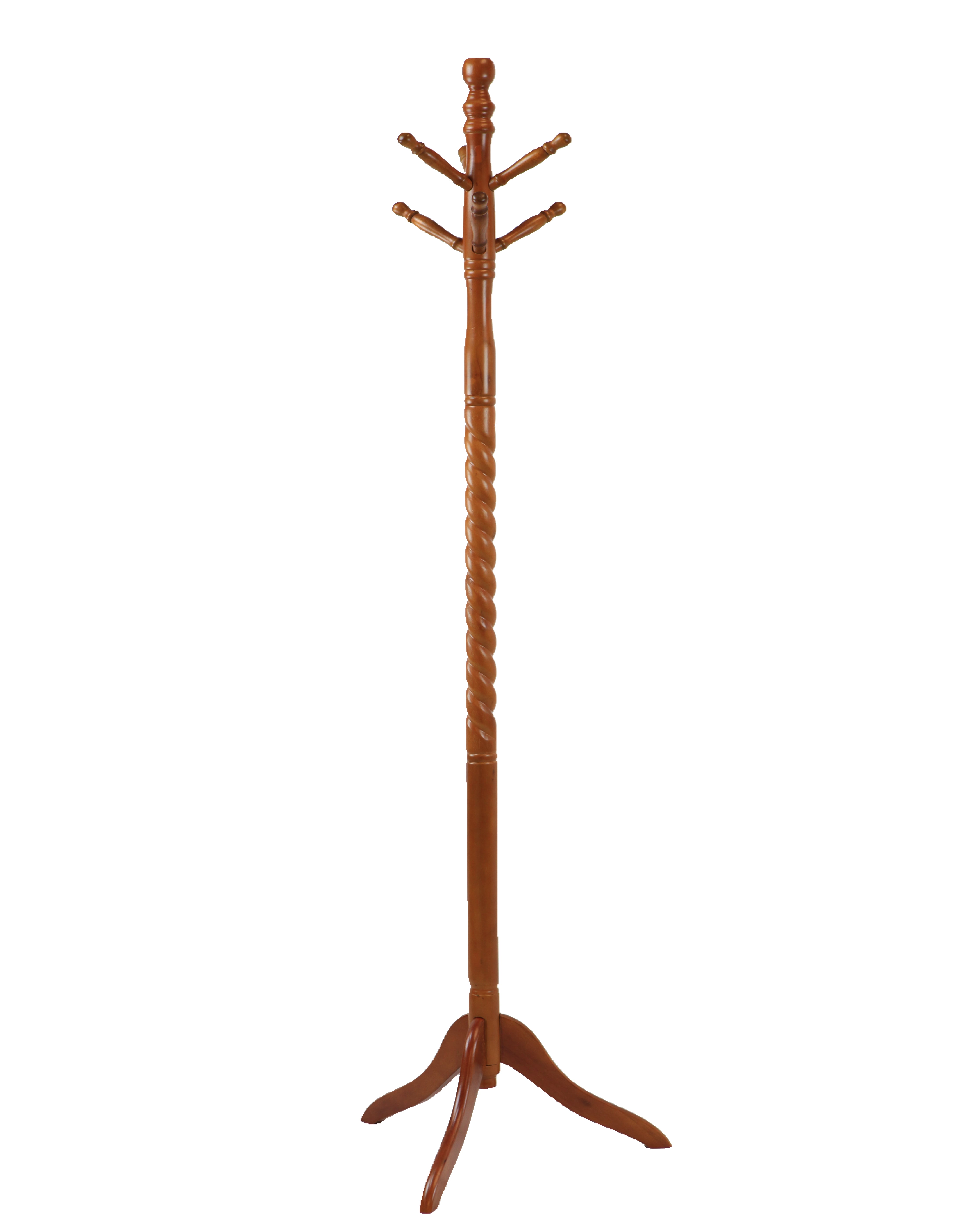 Home Craft Wooden Coat/Hat Rack Stand, Multiple Colors BrickSeek