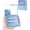 Sky Blue, variant on Travel Size Makeup Brushes Mini Set with Hard Case and Built-in Mirror, 5 count Small Brushes, the Go Brush Travel Essentials kits for Women, Girls (Dark )